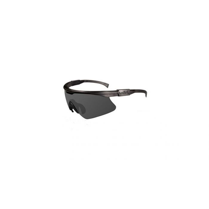 Wiley X PT-1 Changeable Sunglasses with High Velocity Protection - Matte Black Frame with Smoke Grey Lenses