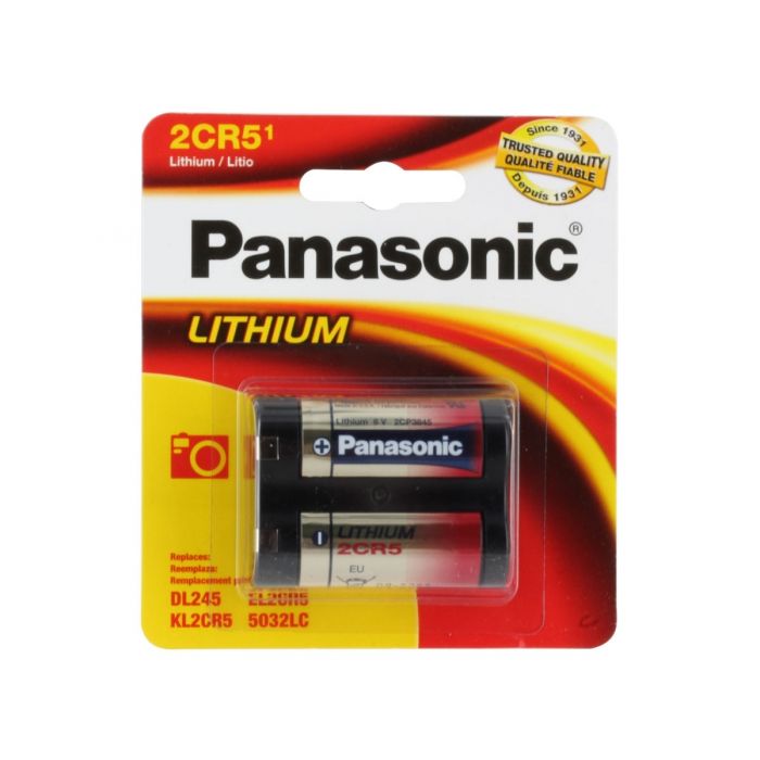 Panasonic 1PK 2CR5 Lithium Battery (Retail Card)