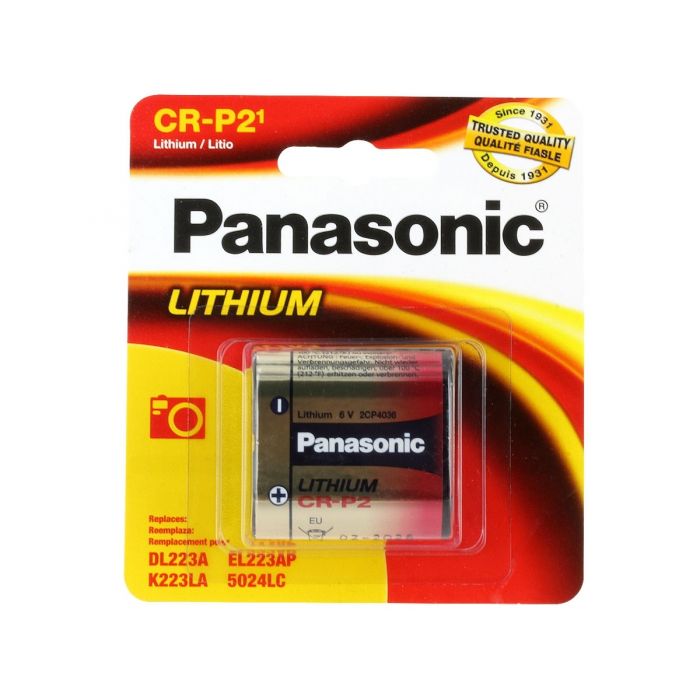 Panasonic 6V Lithium CR-P2  Photo Battery