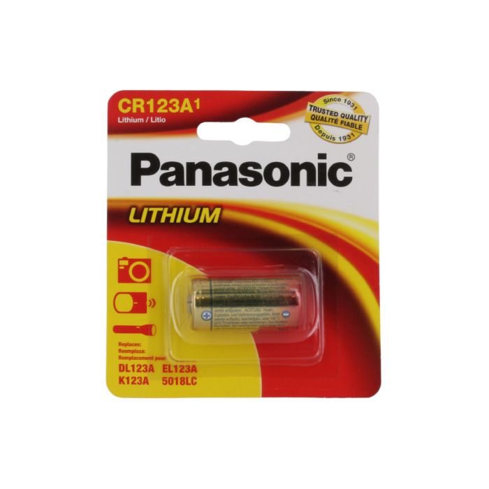 Panasonic CR123A  3 Volt Photo Lithium Battery 1pc