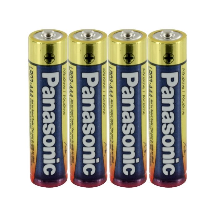 Panasonic Industrial Alkaline OEM AAA Battery - 4 pc Shrink Pack
