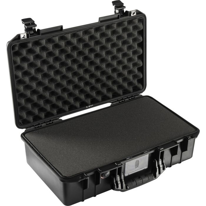 Pelican 1525 AIR Watertight Case with Logo - With Foam - Black