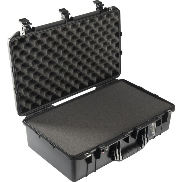 Pelican 1555 AIR Watertight Case with Logo - With Foam - Black