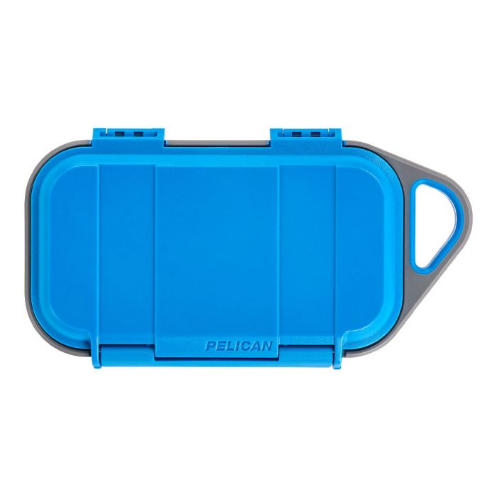 pelican g40 personal utility go case, blue and grey, closed, horizontal