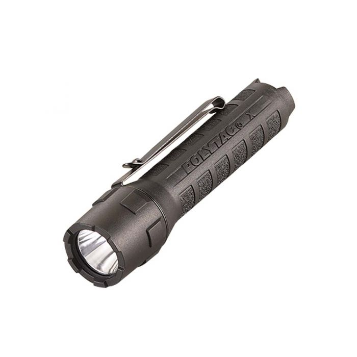 Streamlight 88600 PolyTax X Flashlight - Uses 2 x CR123A (Included) or 1 x 18650 Battery - 600 Lumens - Blister Packaging - Black