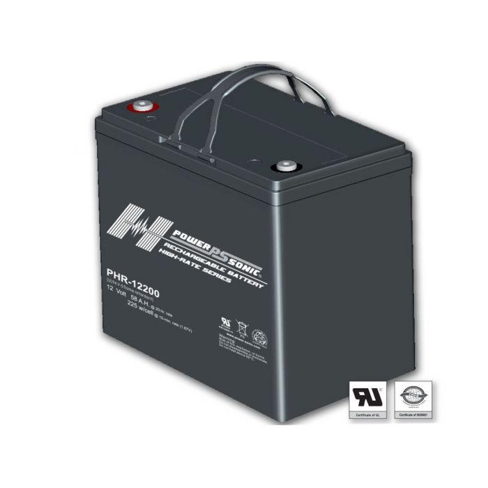 Powersonic PHR-12200 High Rate VRLA Battery