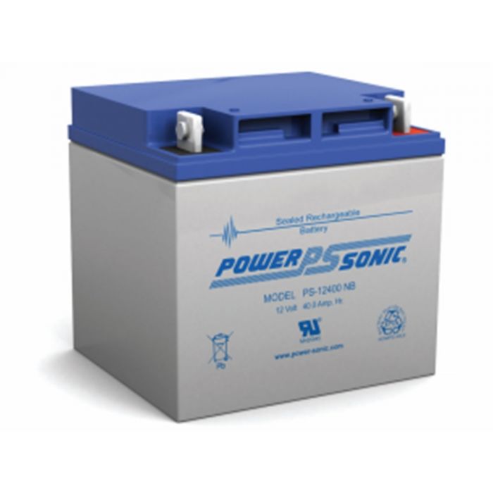 Powersonic PS-12400 SLA Battery 12-Volt 40-AH NB Terminal