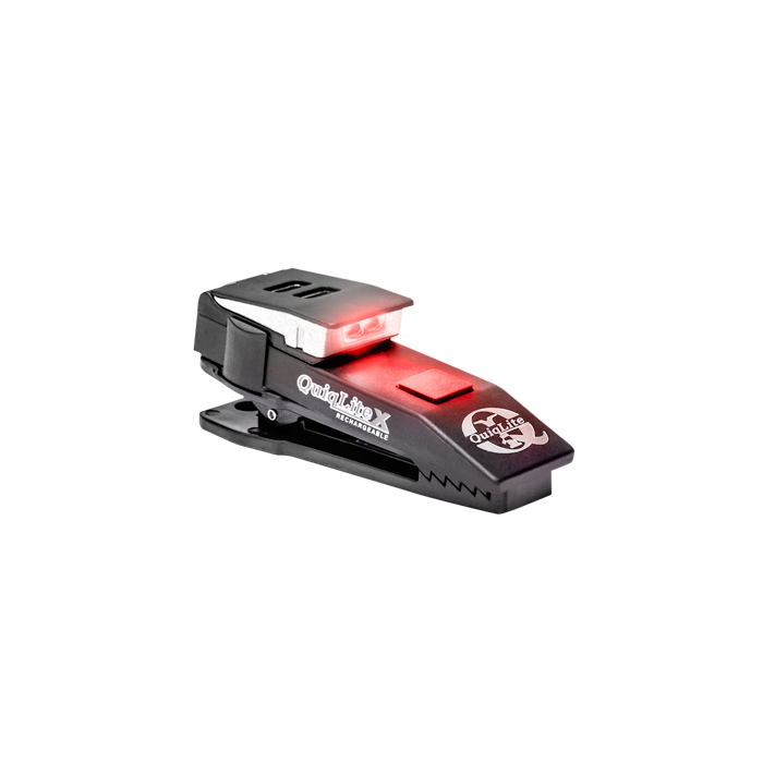 QuiqLite X USB Rechargeable Red/White LEDs
