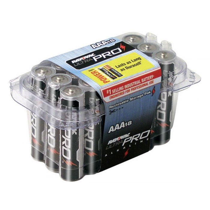Rayovac Ultra Pro AAA Alkaline Batteries - 18 Piece Box