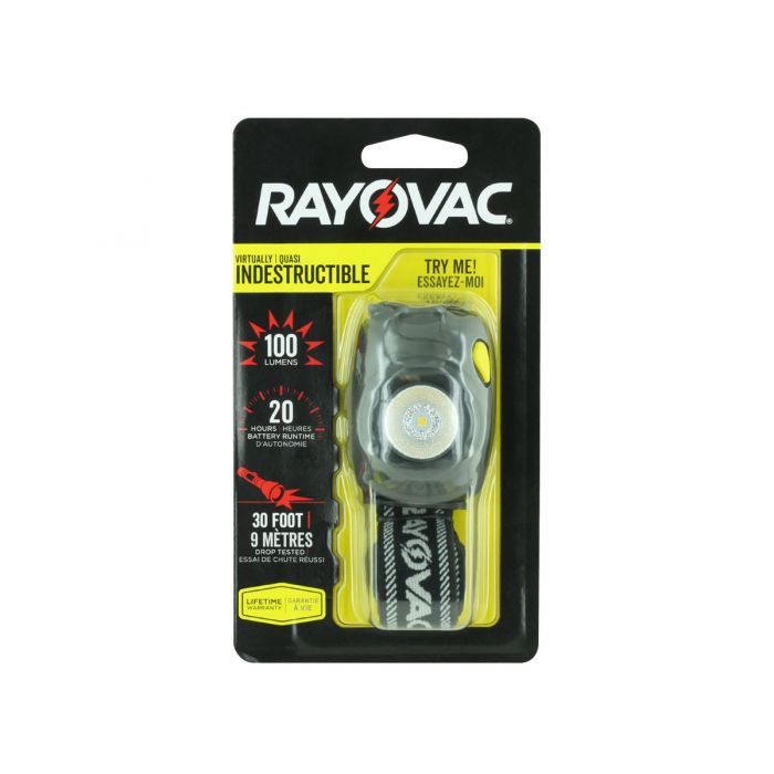 Rayovac Industrial 3AAA LED Virtually Indestructible Headlight