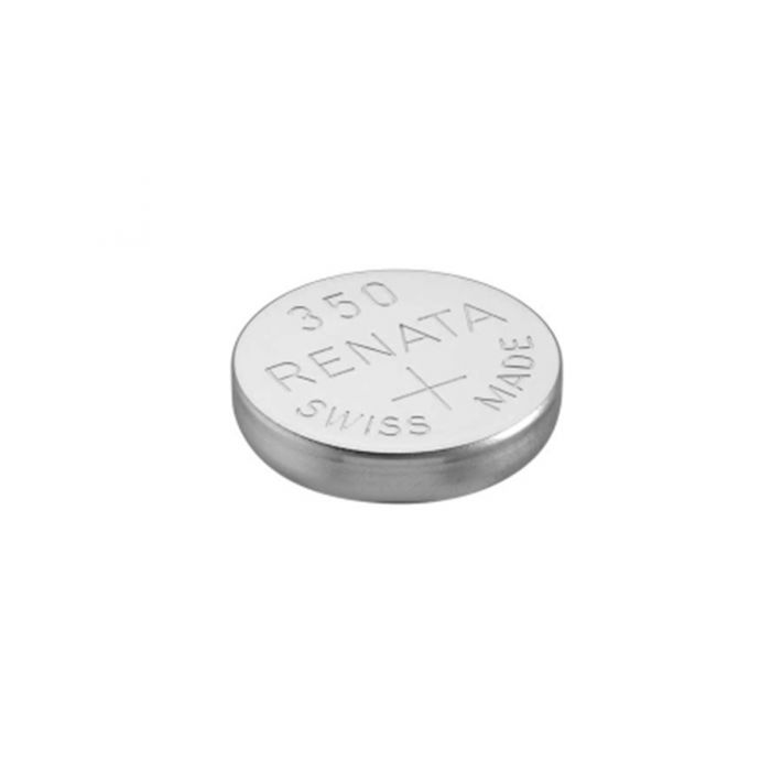 Renata 350 Silver Oxide Coin Cell Battery - 105mAh  - 1 Piece Tear Strip