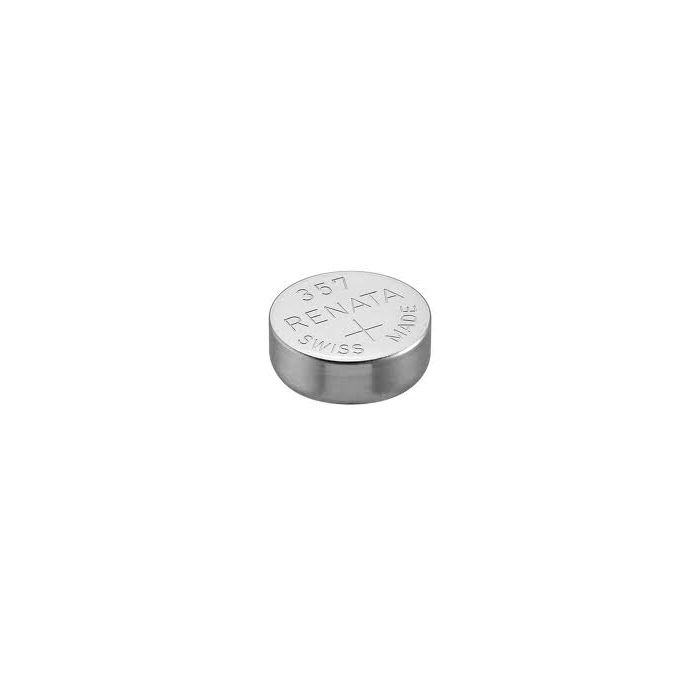 Renata 303 / 357 Silver Oxide Coin Cell Battery - 160mAh  - 1 Piece Tear Strip