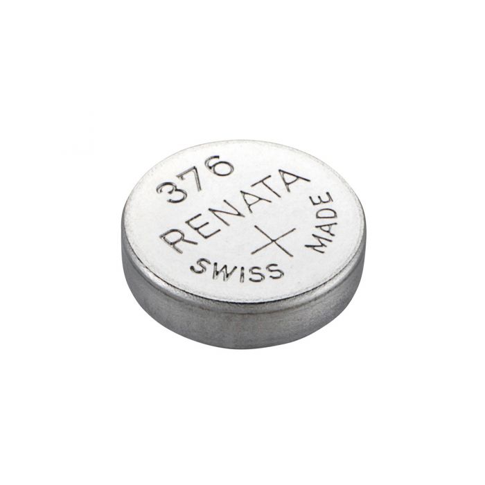 Renata 376 / 377 Silver Oxide Coin Cell Battery - 27mAh  - 1 Piece Tear Strip