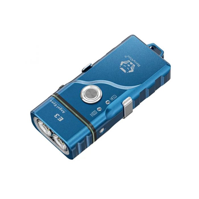 RovyVon E3 - 1 x Cool White and 1 x High CRI LED - Aqua Blue