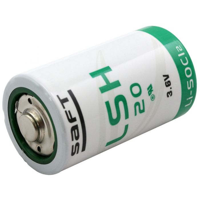 Saft LSH20 D 13000mAh 3.6V Lithium-Thionyl Chloride Button Top Battery - Bulk
