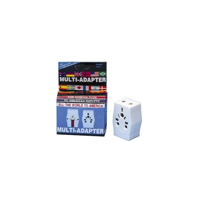 Fused Universal Plug Adapter - converts all to US  SS407
