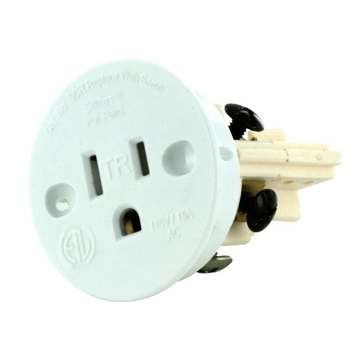 Sillites Self Contained Receptacle - White