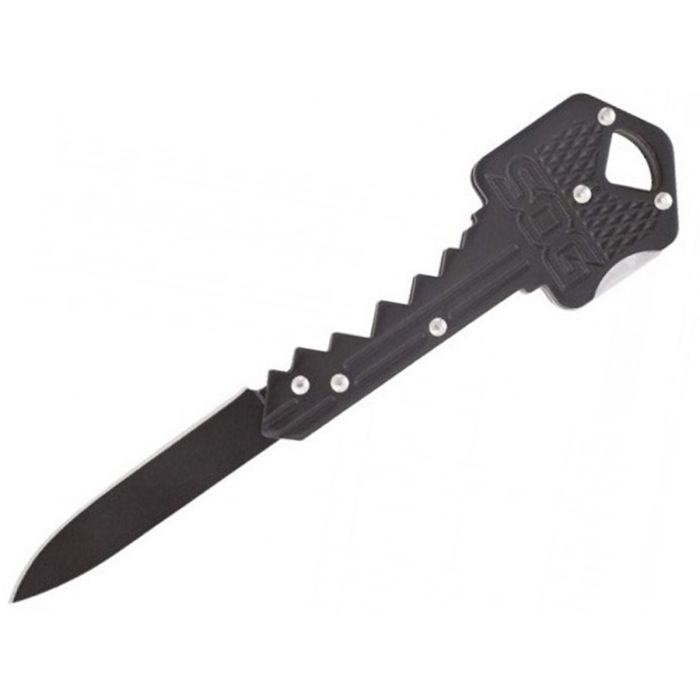 SOG KEY-101 Key Folding Knife - Black Finish