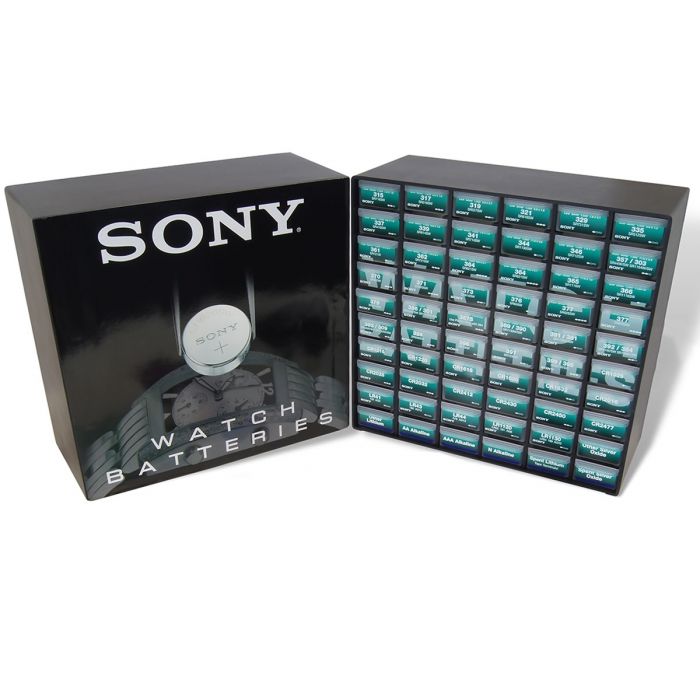 Sony Watch Battery Organizer Cabinet - 60 Drawers
