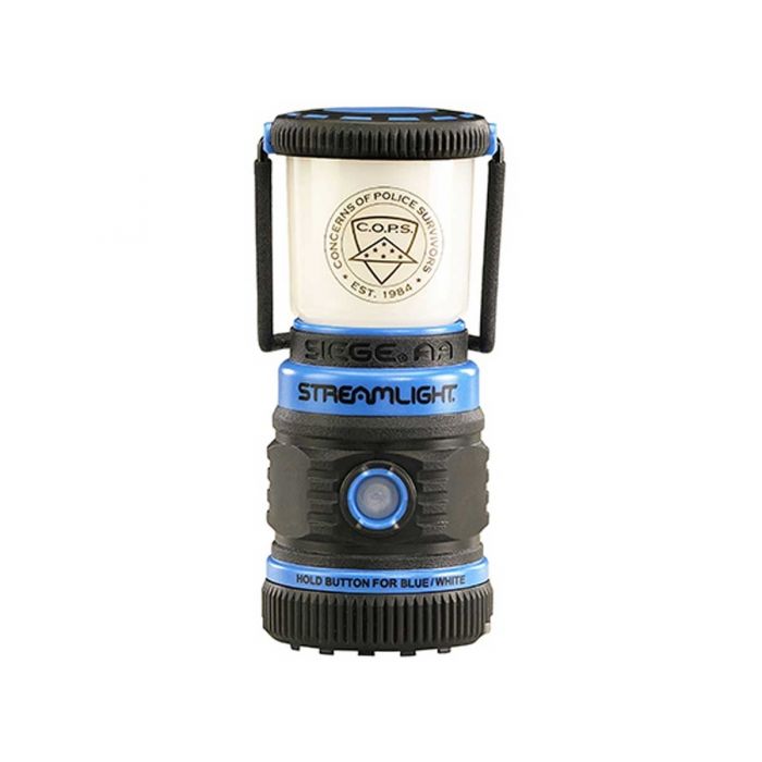 Streamlight Siege AA Blue 44949 Ultra-Compact Floating LED Lantern - Blue and White LEDs - 200 Lumens - Uses 3 x AAs