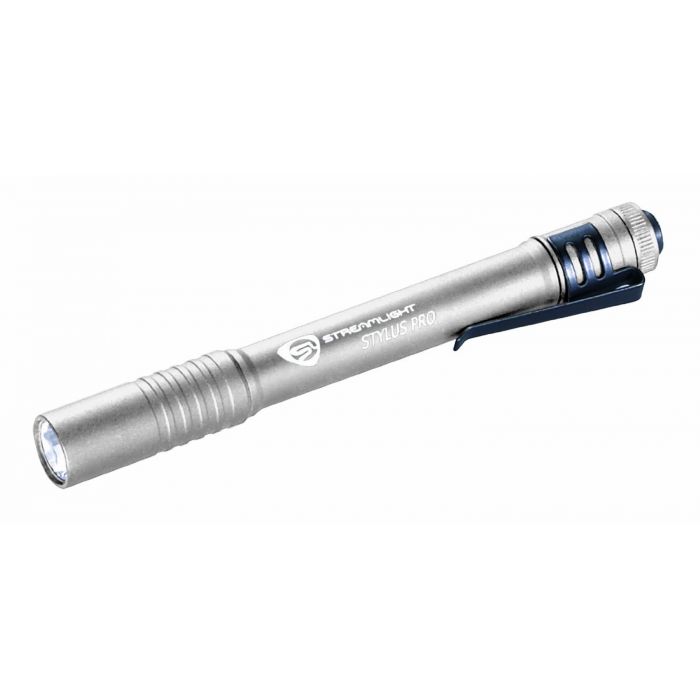 Streamlight Stylus Pro Penlight - Silver - Clam packaged - White LED