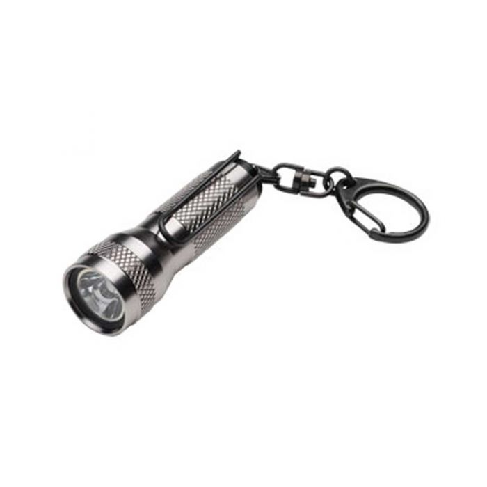 Streamlight Key-Mate with White LED with batteries.  Clam packaged. Titanium