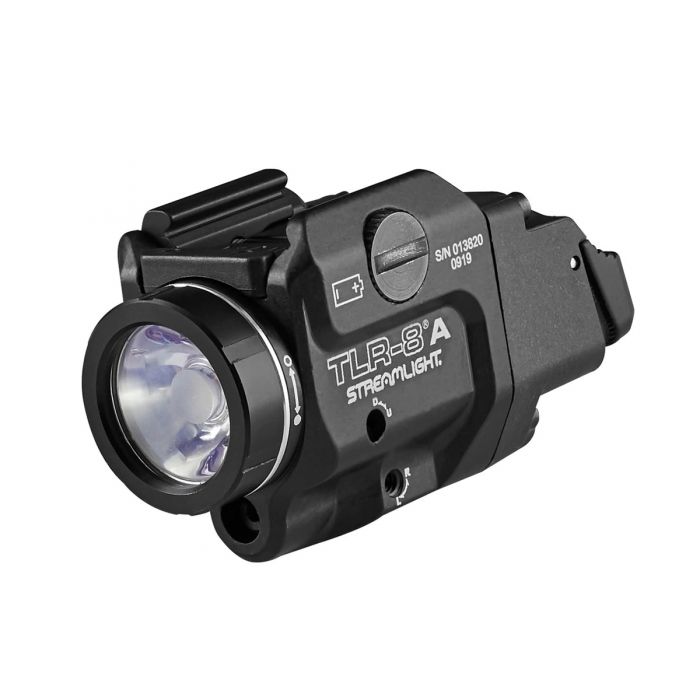Streamlight TLR-8 A R Low-Profile Rail Mounted Weapon Light with Red Laser
