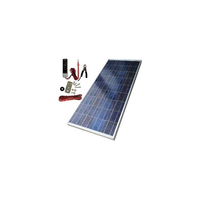 SunForce Solar 80 Watt Polycrystalline Solar Panel with Sharp Module