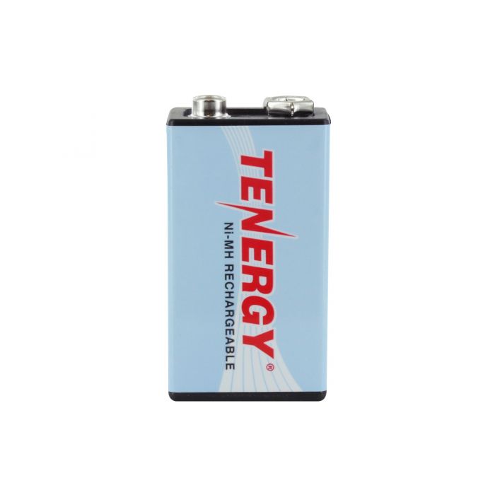 Tenergy 10001 9V 250mAh 8.4V NiMH Battery with Snap Connector - Bulk