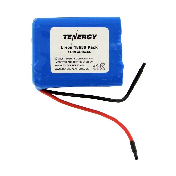 Tenergy 31016 Li-ion 18650 11.1V 4400mAh Battery Pack
