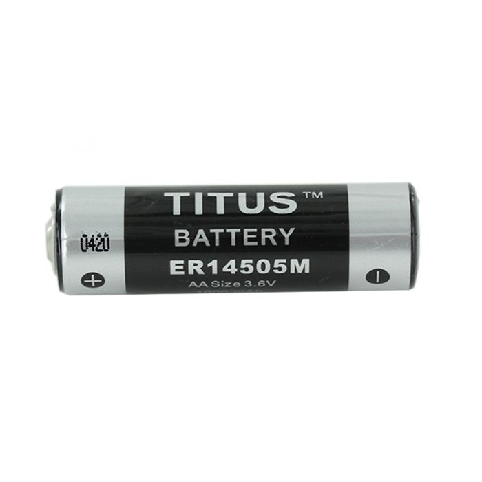 Titus ER14505M AA LiSOCI2 Spiral Wound Button Top Battery - Bulk