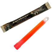 Cyalume 6-inch ChemLight 12 Hour Chemical Light Sticks - Case of 10 - Individually Foiled - Red (9-55590)