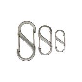 Nite Ize S-Biner 3 Pack Size (2,3,4) - Stainless Steel
