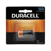 Duracell Ultra CR123A Lithium Battery - 1470mAh  - 1 Piece Retail Packaging