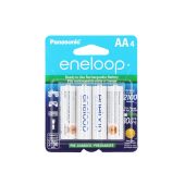 Panasonic Eneloop AA 2100mAh 1.2V Low Self Discharge NiMH Rechargeable Batteries - 4 Pack Retail Card