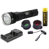 Nitecore P16-TAC Tactical LED Flashlight Hunting Kit with GM03 Gun Mount