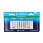 Panasonic Eneloop BK-4MCCA12FA AAA - 12 Pack Retail Card
