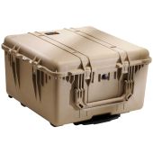 Pelican 1640 Transport Case - With Logo - With Foam - Desert Tan