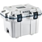 Pelican 50Q Elite Cooler - 50 Qt  - White and Gray