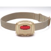 Princeton Tec Quad Tactical Headlamp - 78 Lumens - Includes 3x AAA - Includes Swappable RGB Light Filters - Tan
