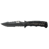 SOG Seal Strike Fixed Blade Knife - Black TiNi - Delux Sheath (SS1003-CP)