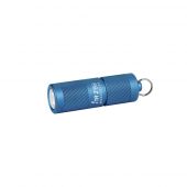 Olight I1R 2 Pro EOS Keychain Twist Flashlight - Chip Scale LED - 180 Lumens - Uses Built-In Battery Pack - Lake Blue