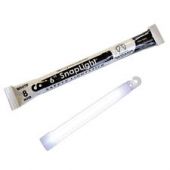 Cyalume 6-inch SnapLight 30 Minute Chemical Light Sticks - Case of 100 - Individually Foiled - White-Hi (9-08093)