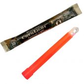 Cyalume 6-inch ChemLight 30 Minute Chemical Light Sticks - Case of 10 - Individually Foiled - Red-Hi (9-86010)