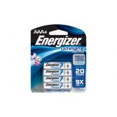 Energizer Ultimate AAA Lithium Batteries - 1250mAh  - 4 Piece Retail Packaging