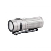Olight Baton 3 Rechargeable LED Flashlight - Blasted Stainless Steel