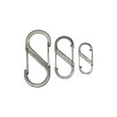 Nite Ize S-Biner 3 Pack Size (2,3,4) - Stainless Steel