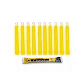 Cyalume 6" SnapLight - Case of 10  - Individually Foiled - Yellow - 12hr