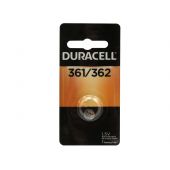 Duracell 361 / 362 Silver Oxide Coin Cell Battery - 24mAh  - 1 Piece Retail Packaging