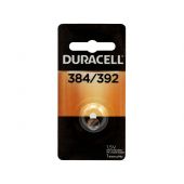 Duracell 392 / 384 Silver Oxide Coin Cell Battery - 45mAh  - 1 Piece Retail Packaging